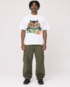 Mockup Boxy Heavyweight Tee White male full-body 04