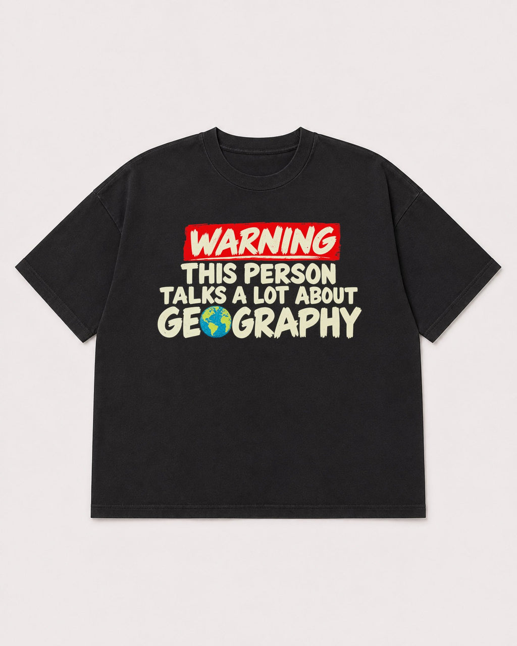 Mockup Boxy Heavyweight Tee Black product