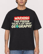 Mockup Boxy Heavyweight Tee Black male close-up 06