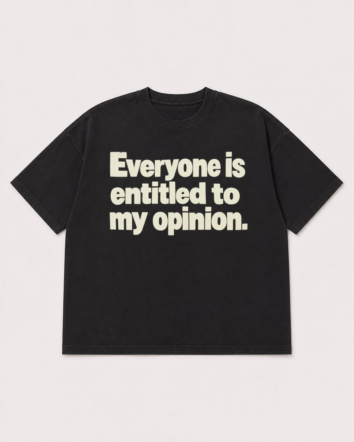 Mockup Boxy Heavyweight Tee Black product