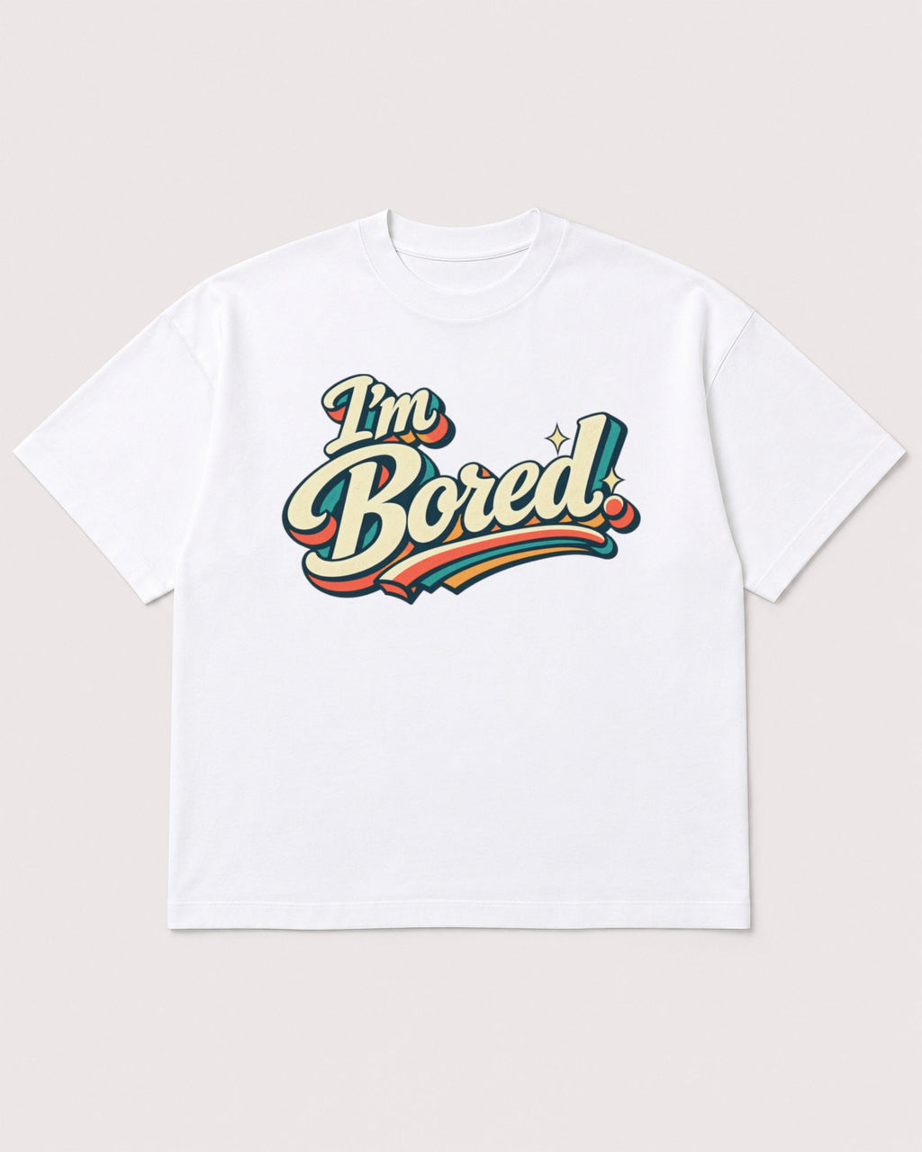 Mockup Boxy Heavyweight Tee White product