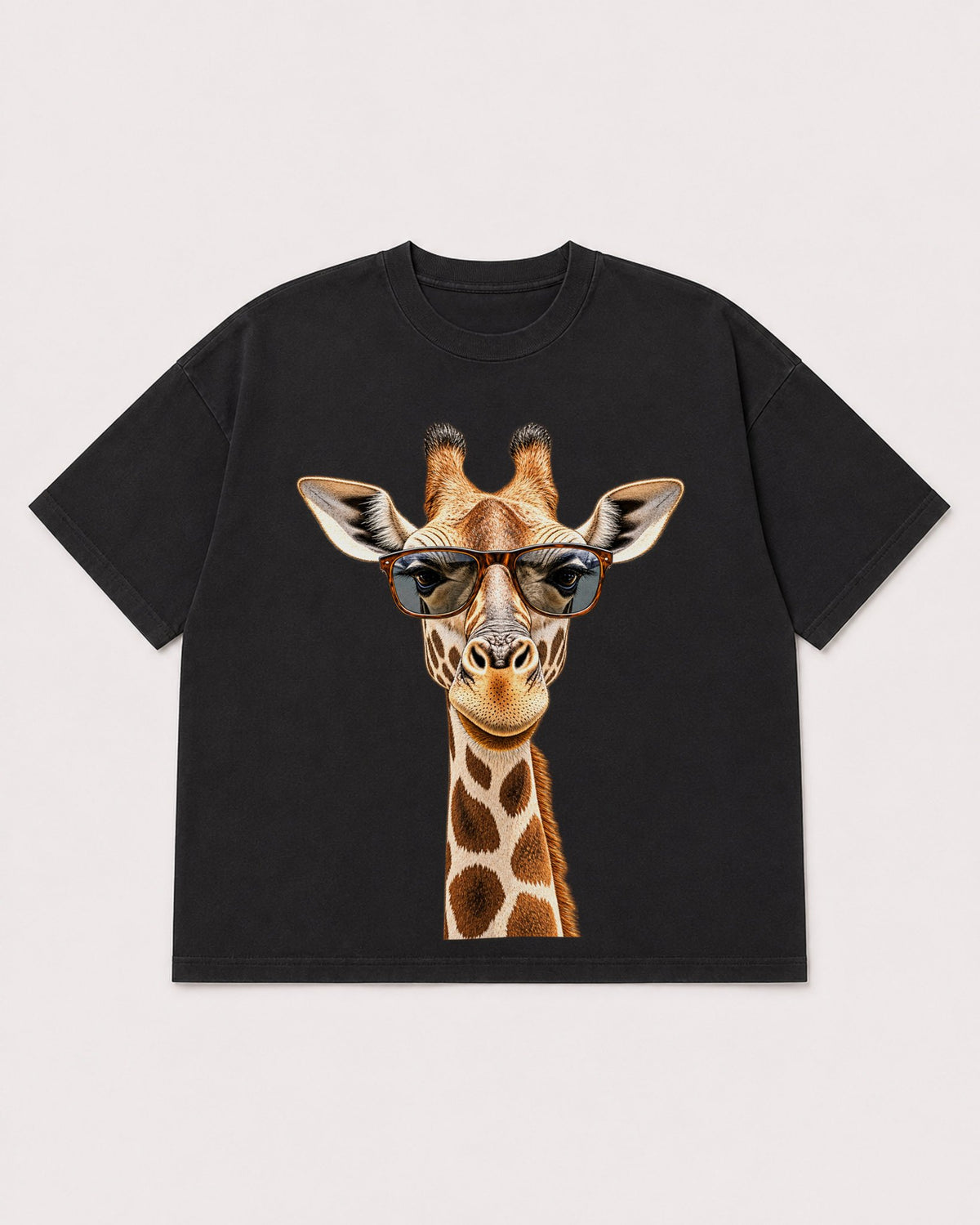 Mockup Boxy Heavyweight Tee Black product