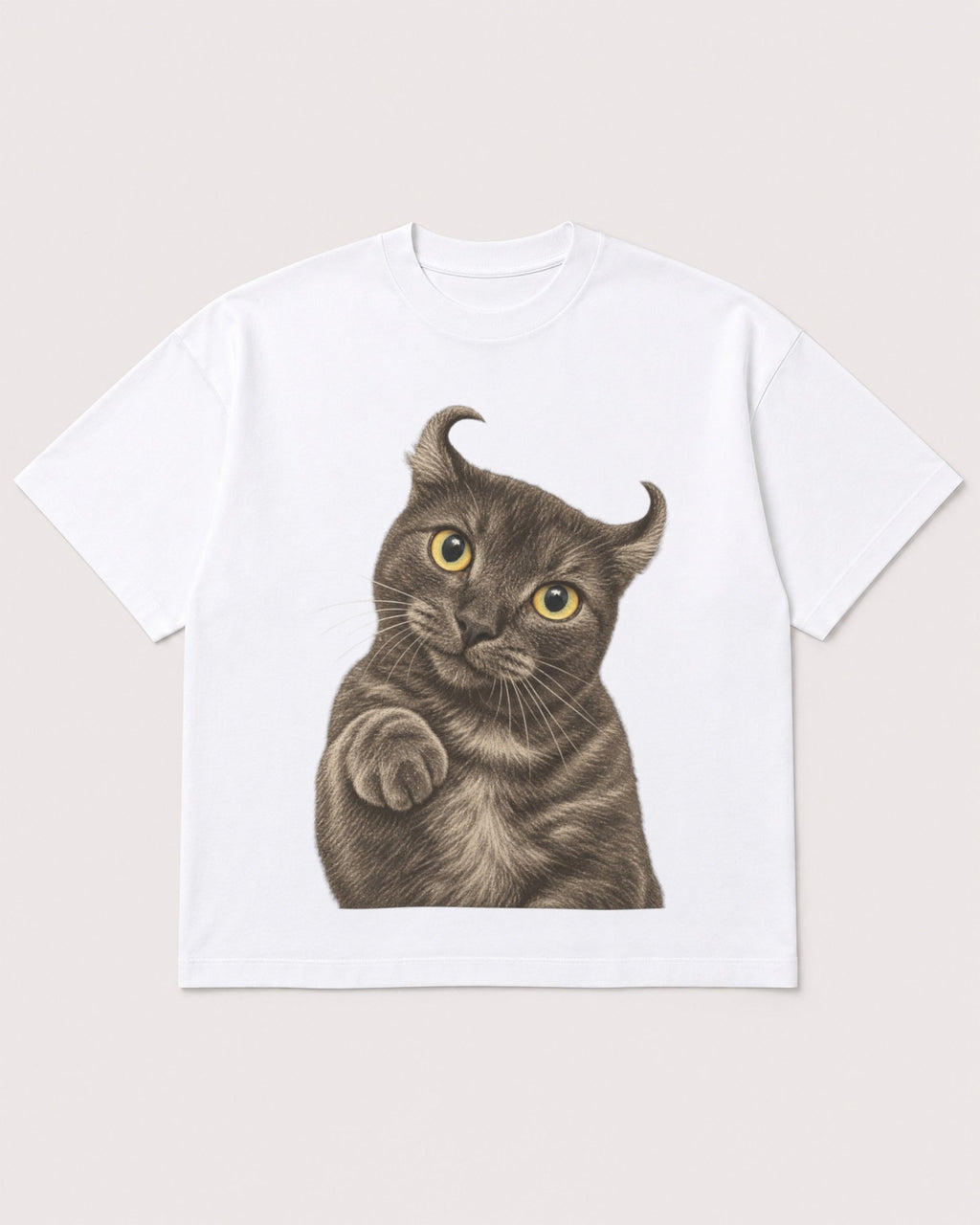 Mockup Boxy Heavyweight Tee White product