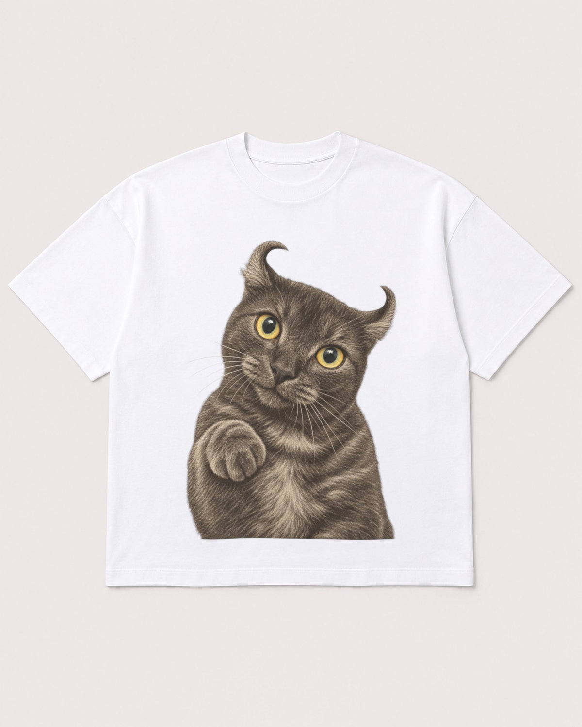 Mockup Boxy Heavyweight Tee White product