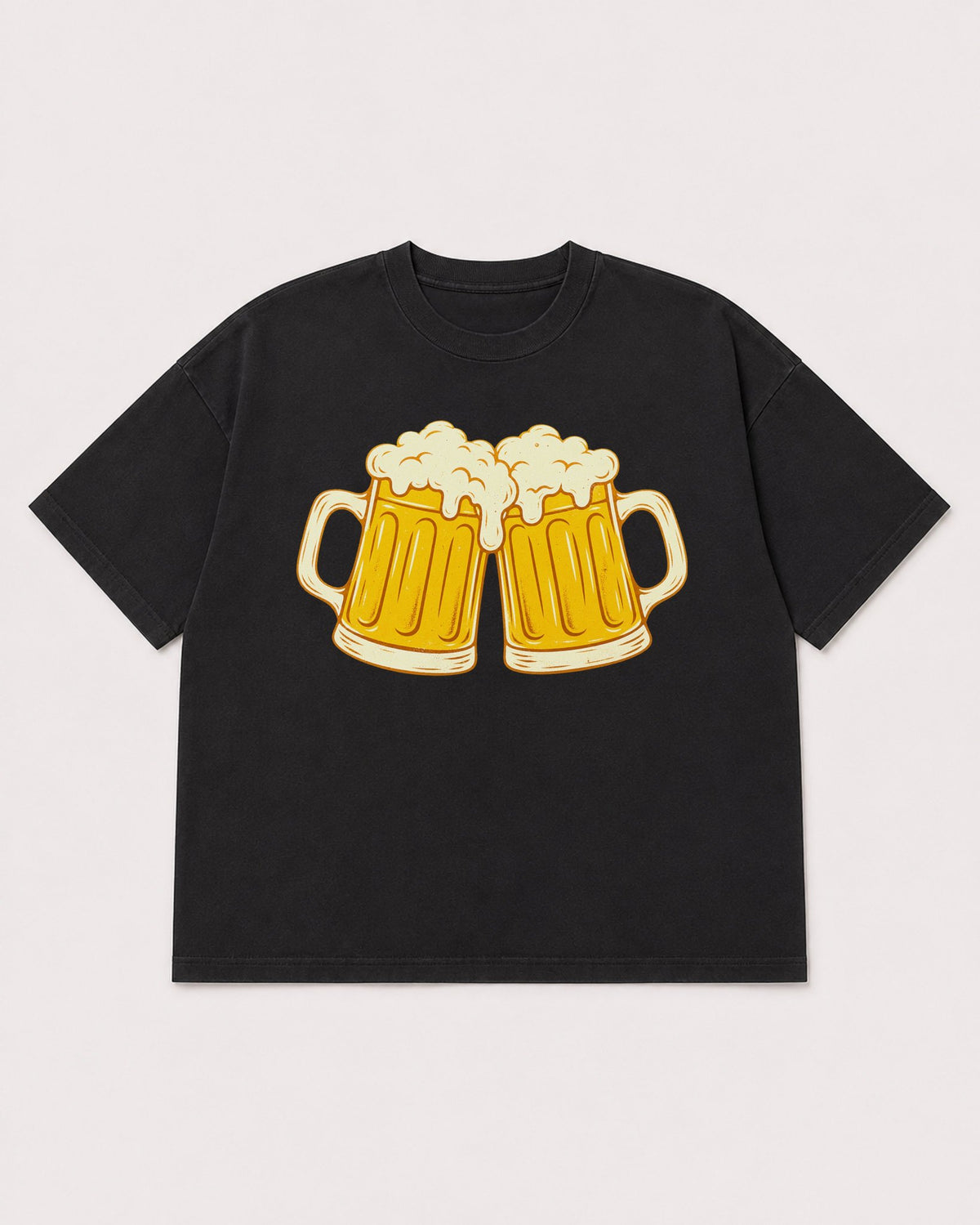 Mockup Boxy Heavyweight Tee Black product