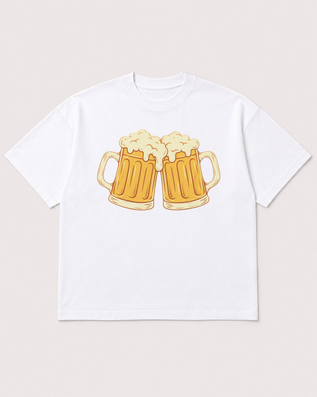 Mockup Boxy Heavyweight Tee White product
