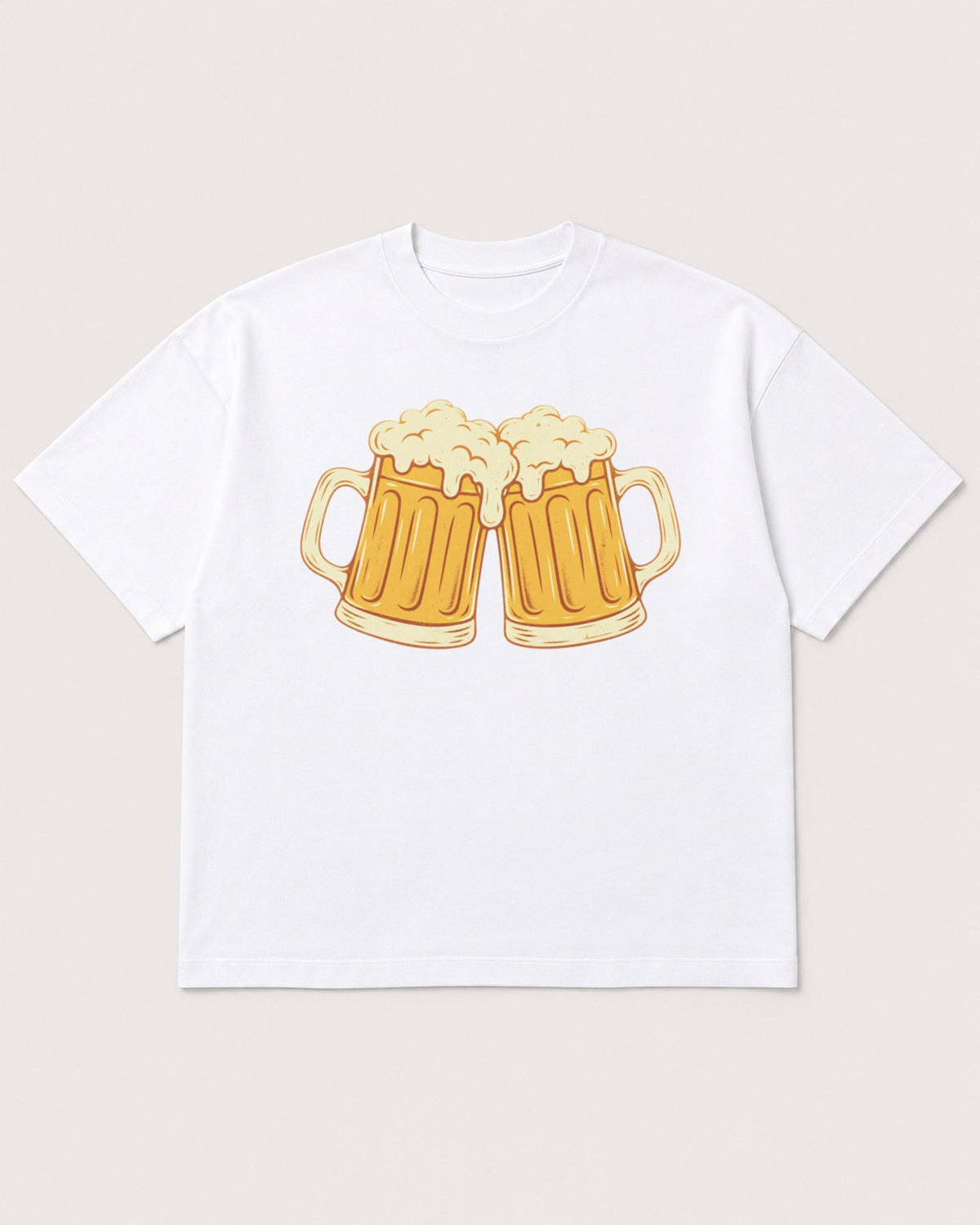 Mockup Boxy Heavyweight Tee White product