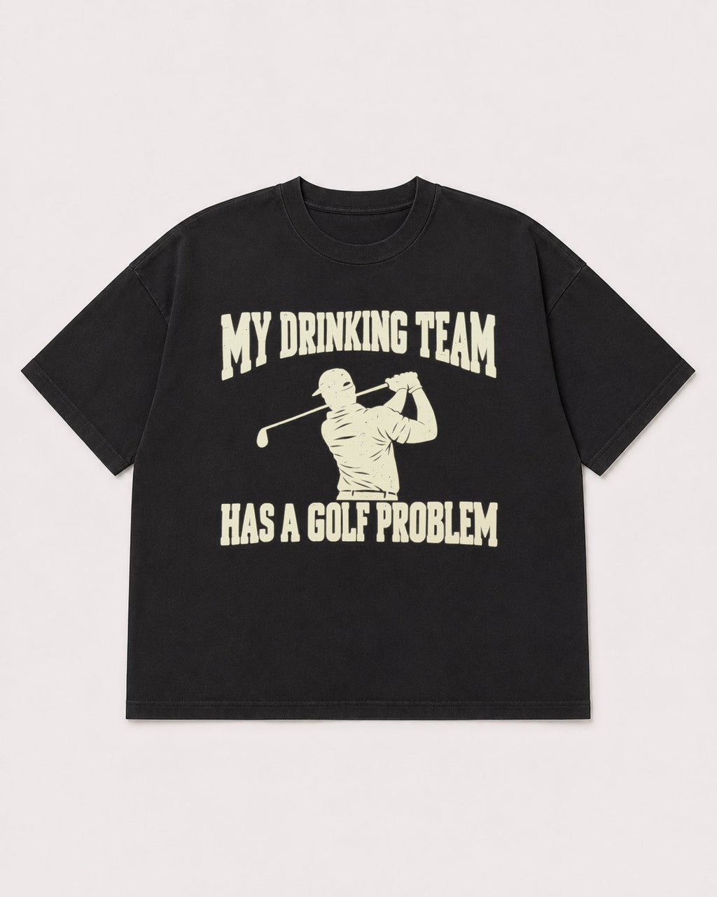 Mockup Boxy Heavyweight Tee Black product