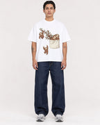 Mockup Boxy Heavyweight Tee White male full-body 36