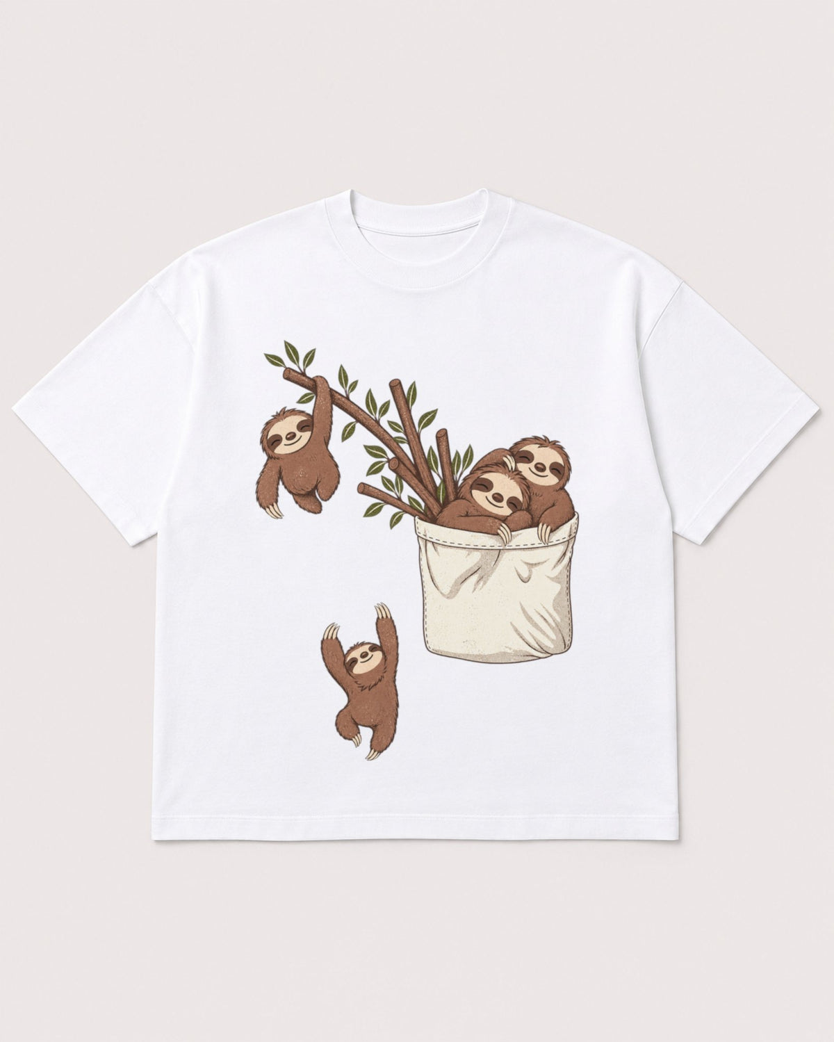 Mockup Boxy Heavyweight Tee White product