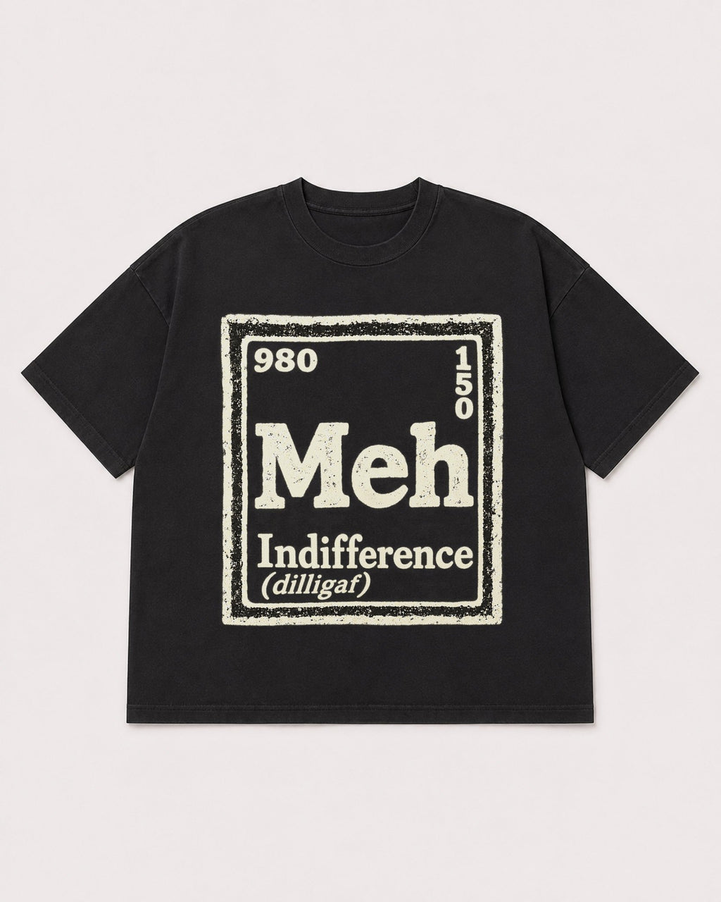 Mockup Boxy Heavyweight Tee Black product