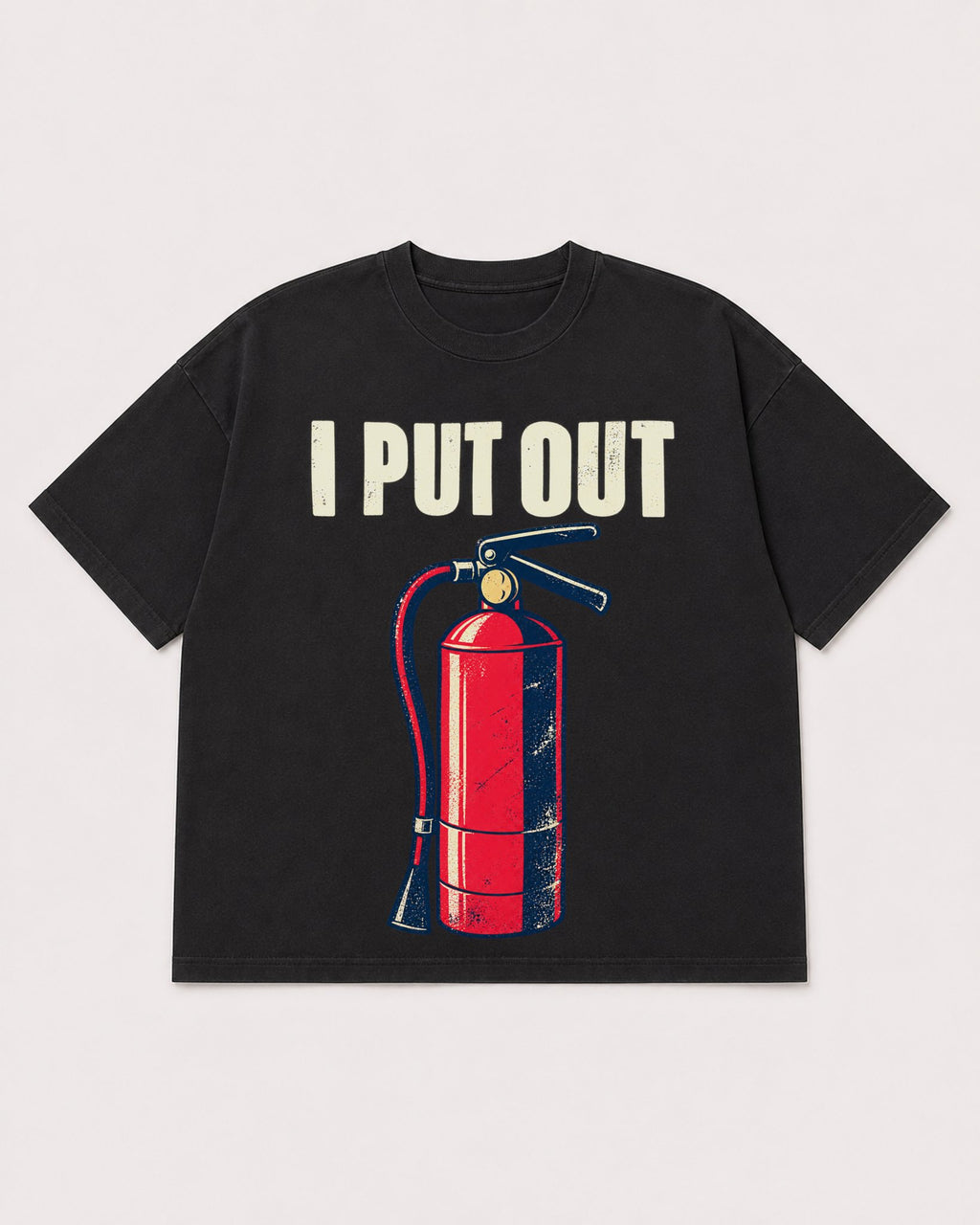 Mockup Boxy Heavyweight Tee Black product