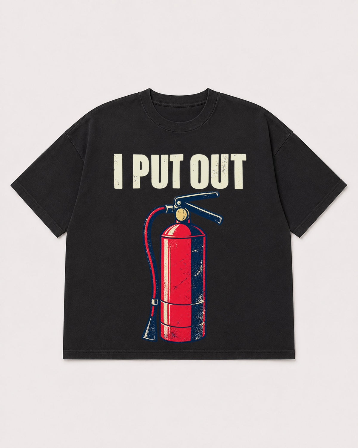 Mockup Boxy Heavyweight Tee Black product