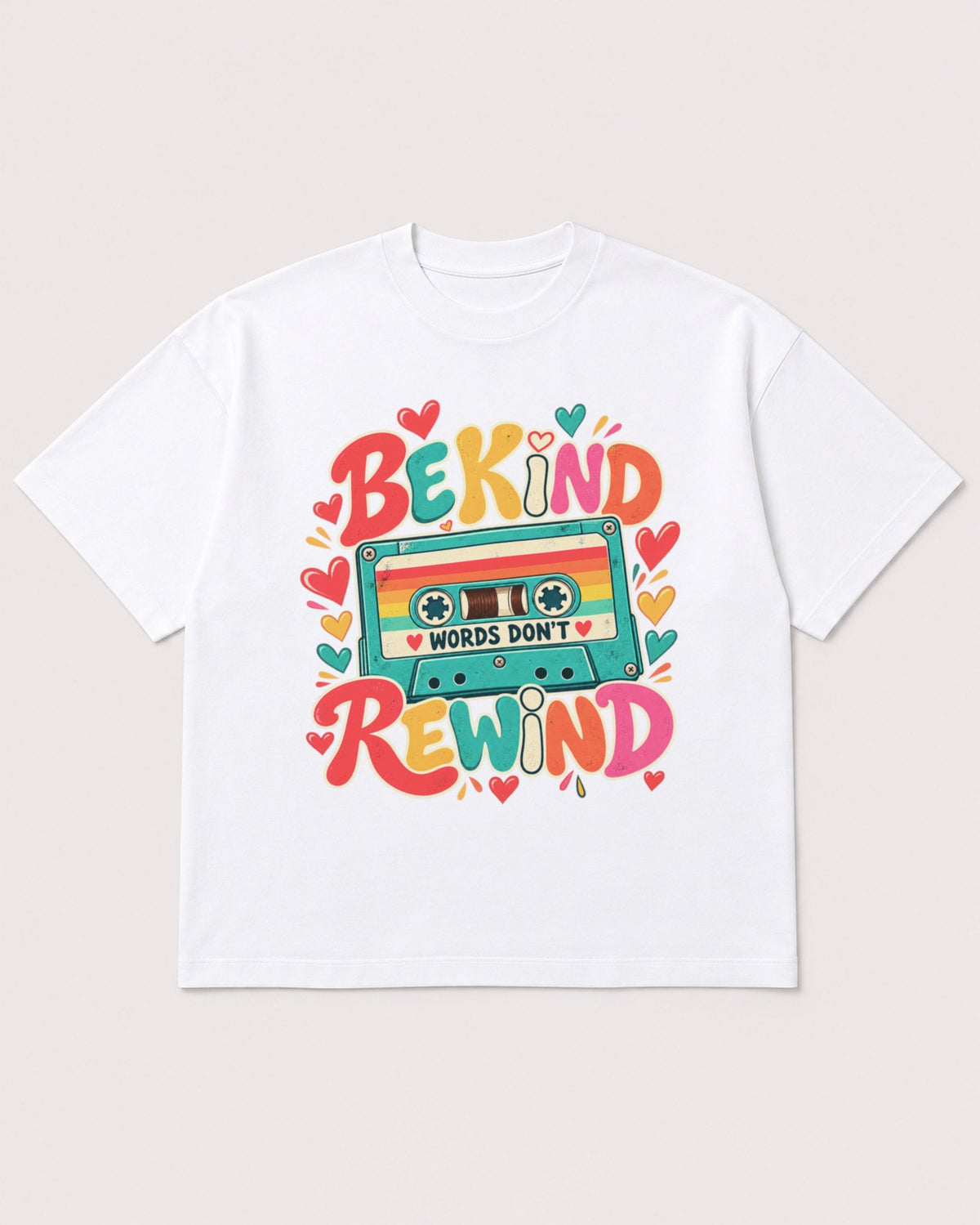 Mockup Boxy Heavyweight Tee White product