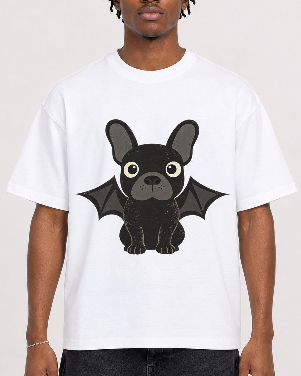 Mockup Boxy Heavyweight Tee White male close-up 05