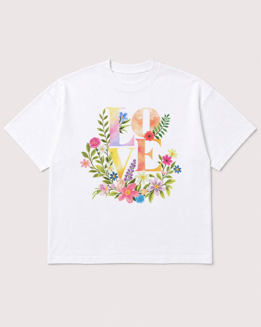 Mockup Boxy Heavyweight Tee White product
