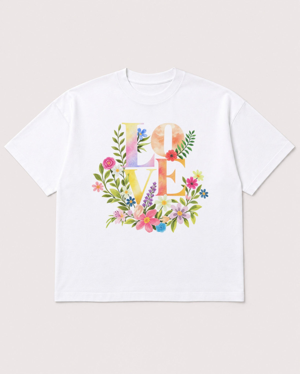 Mockup Boxy Heavyweight Tee White product