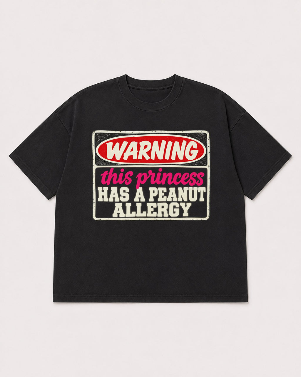 Mockup Boxy Heavyweight Tee Black product