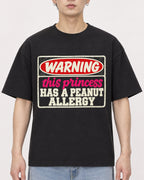 Mockup Boxy Heavyweight Tee Black male close-up 01
