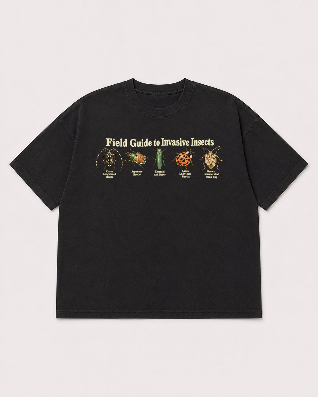 Mockup Boxy Heavyweight Tee Black product