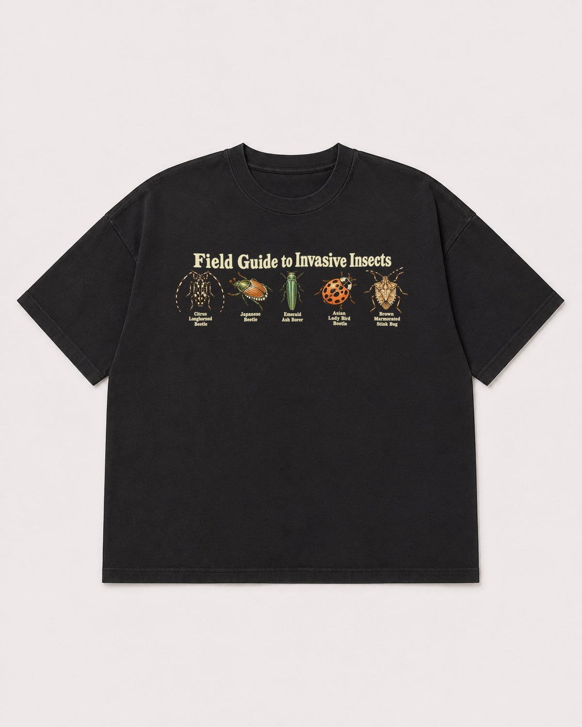 Mockup Boxy Heavyweight Tee Black product