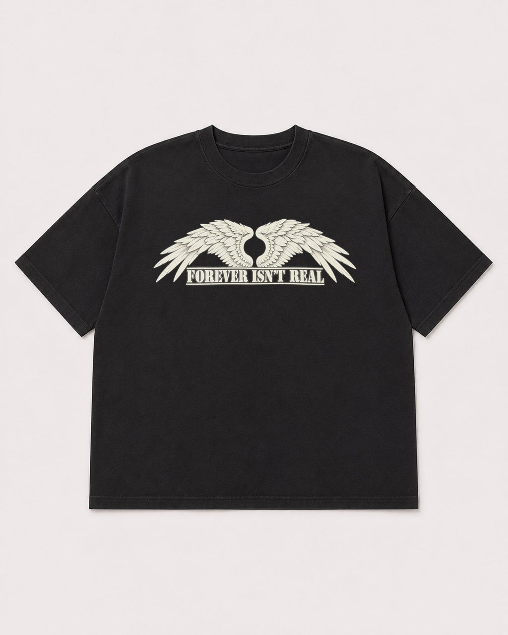 Mockup Boxy Heavyweight Tee Black product