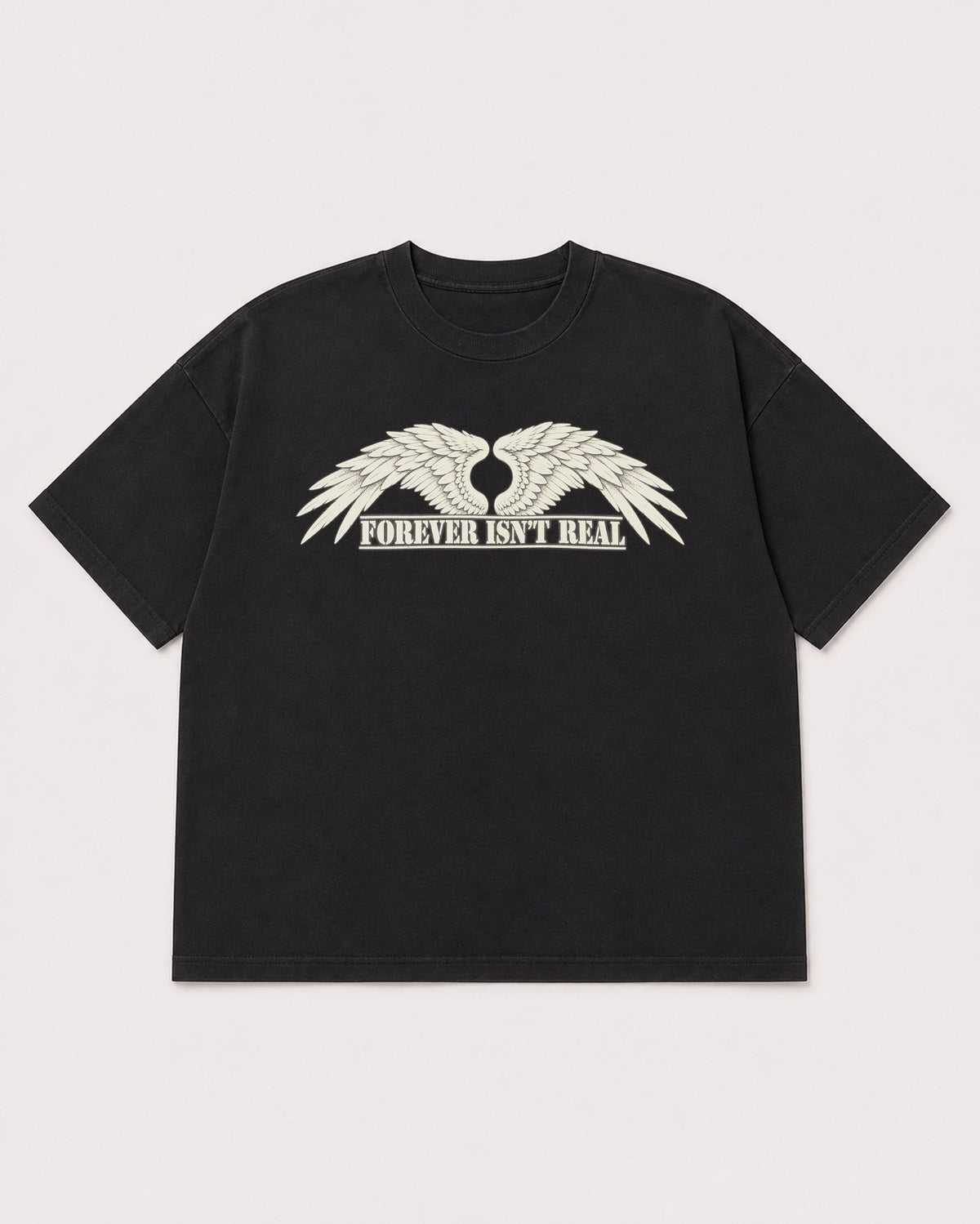 Mockup Boxy Heavyweight Tee Black product
