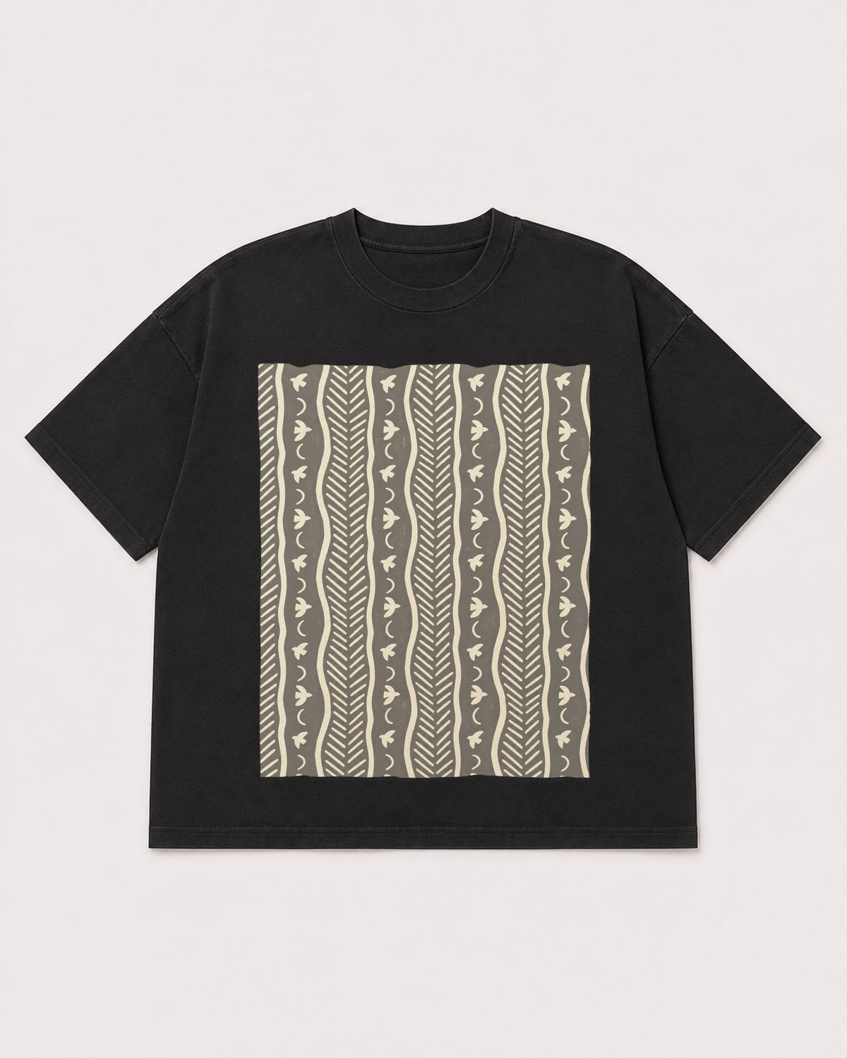 Mockup Boxy Heavyweight Tee Black product