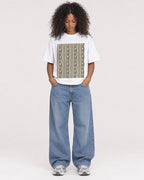 Mockup Boxy Heavyweight Tee White female full-body 05