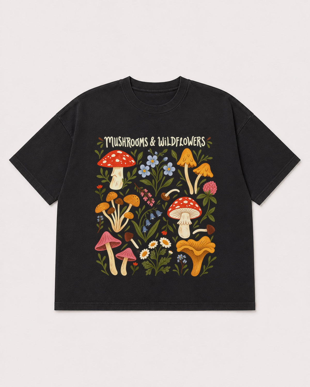 Mockup Boxy Heavyweight Tee Black product