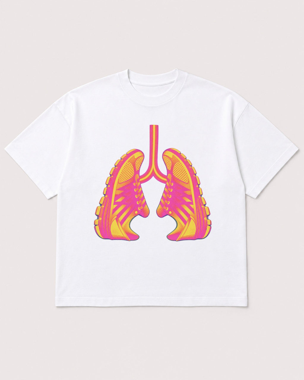 Mockup Boxy Heavyweight Tee White product