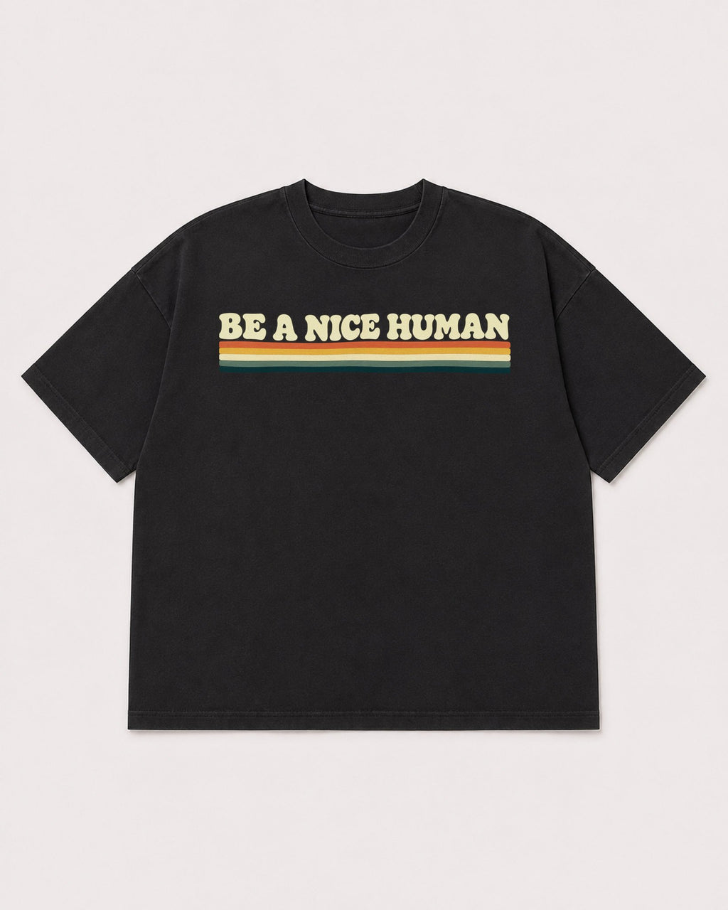 Mockup Boxy Heavyweight Tee Black product