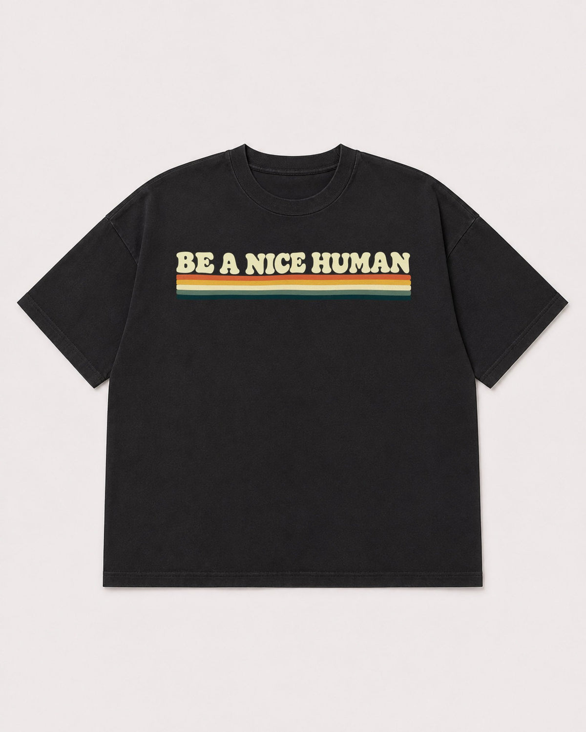 Mockup Boxy Heavyweight Tee Black product