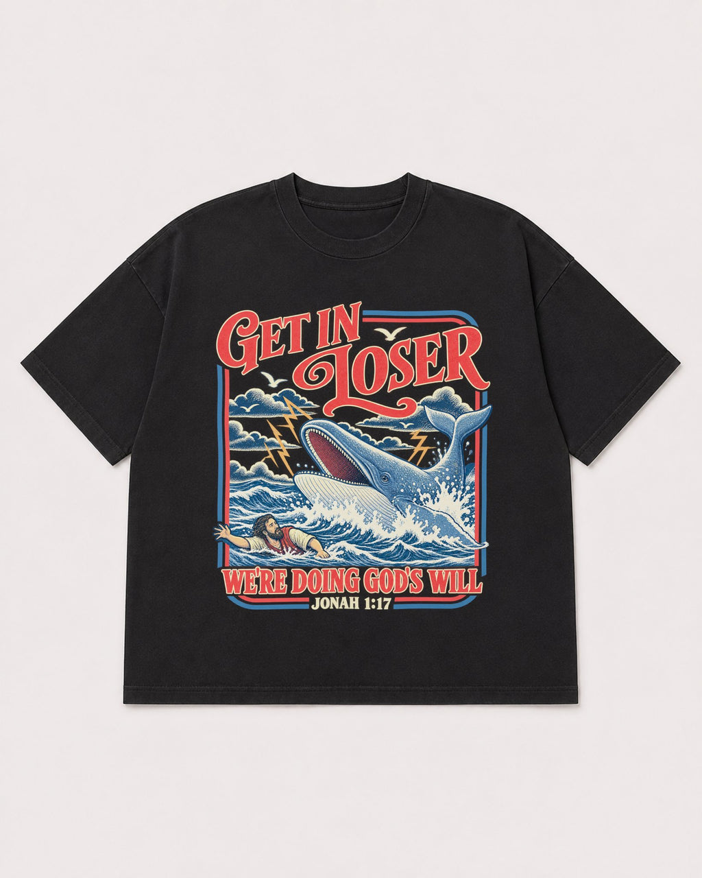 Mockup Boxy Heavyweight Tee Black product