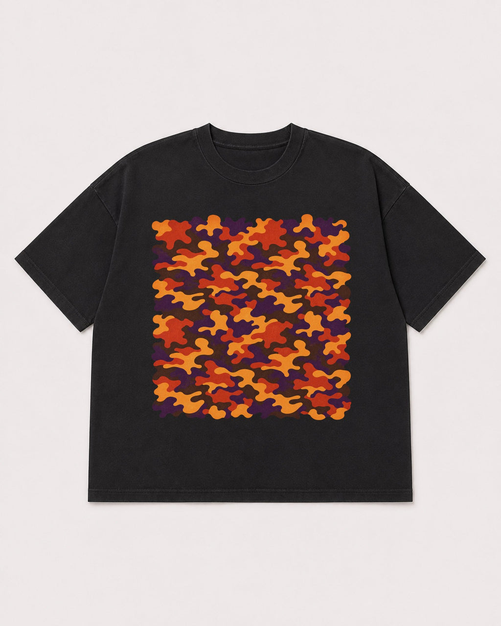 Mockup Boxy Heavyweight Tee Black product