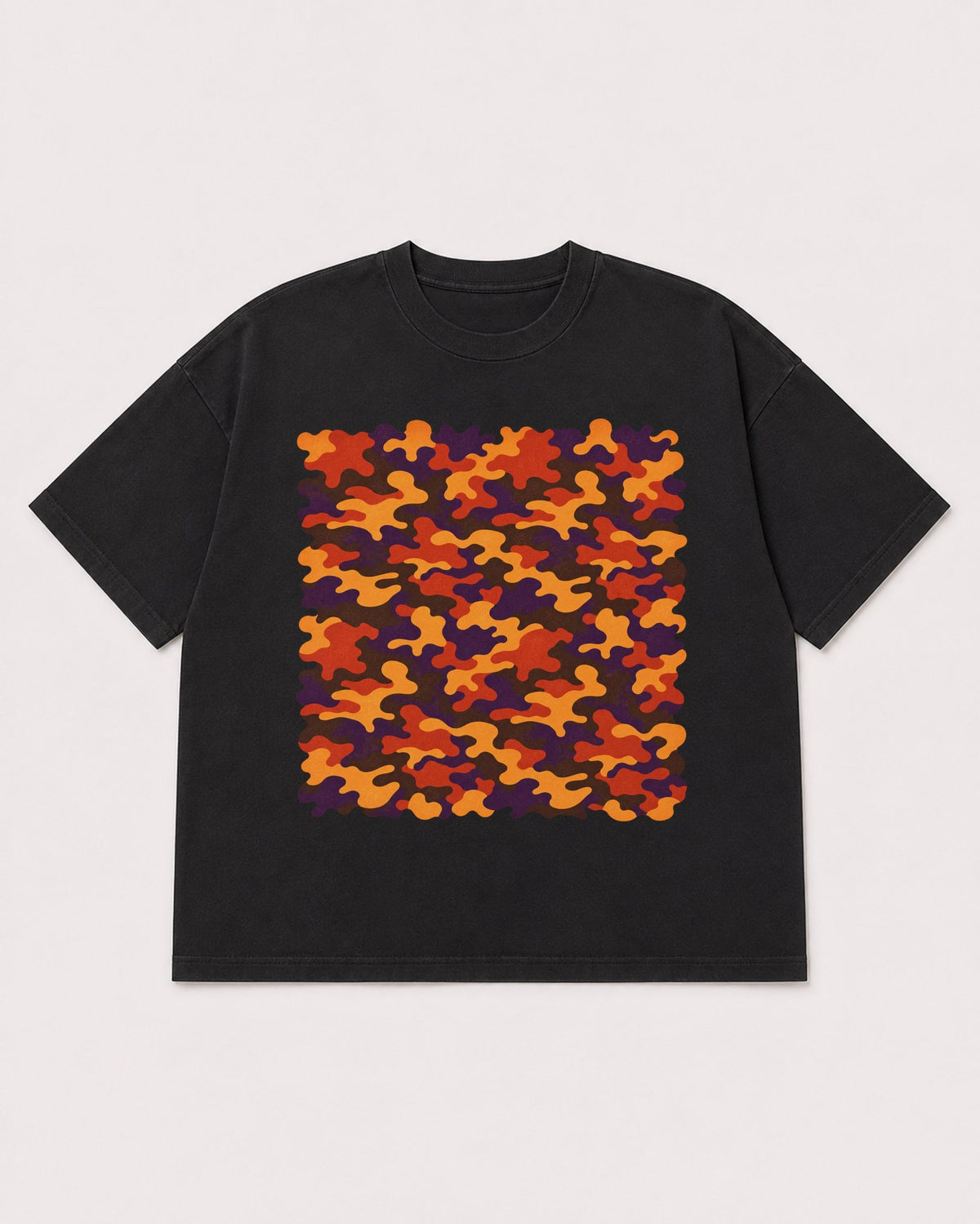 Mockup Boxy Heavyweight Tee Black product