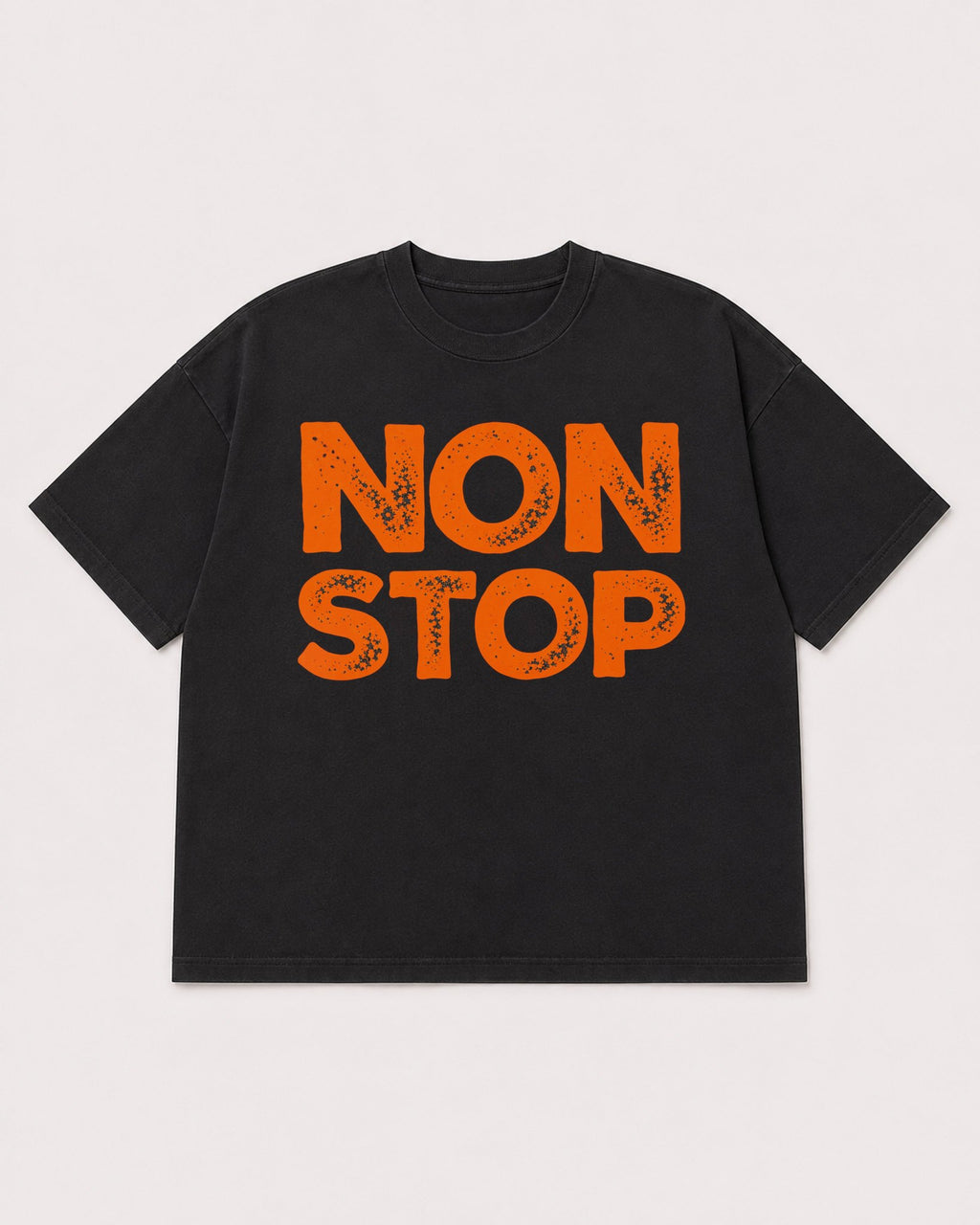 Mockup Boxy Heavyweight Tee Black product