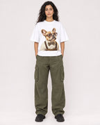 Mockup Boxy Heavyweight Tee White female full-body 07