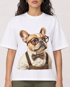 Mockup Boxy Heavyweight Tee White female close-up 07