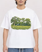 Mockup Boxy Heavyweight Tee White male close-up 03