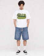 Mockup Boxy Heavyweight Tee White male full-body 03