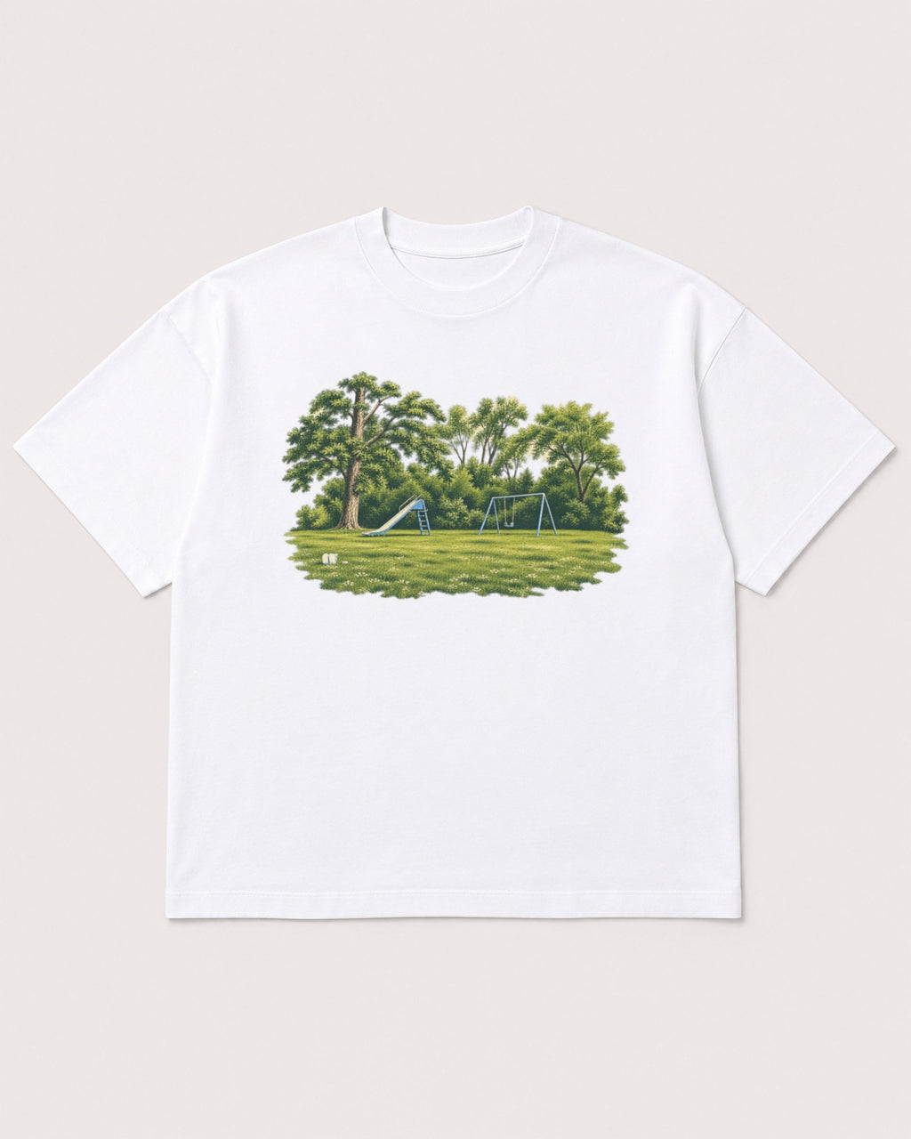 Mockup Boxy Heavyweight Tee White product