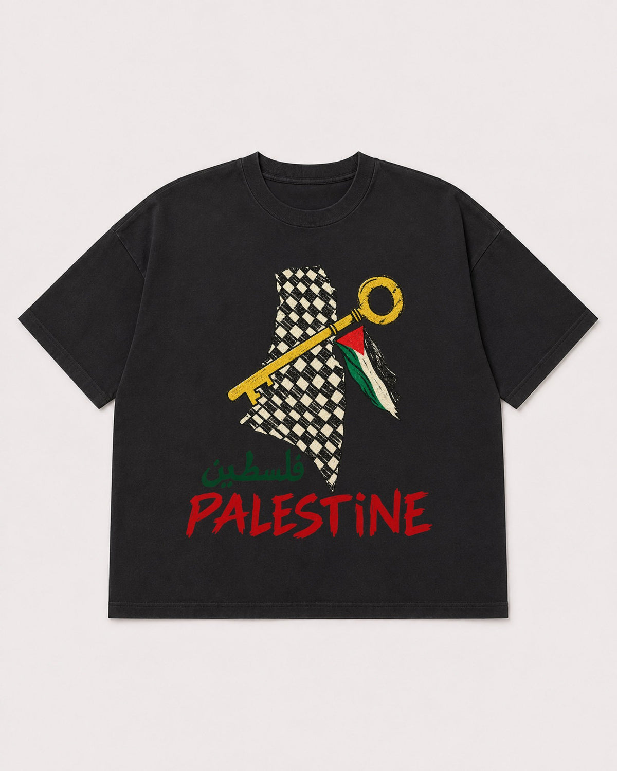 Mockup Boxy Heavyweight Tee Black product