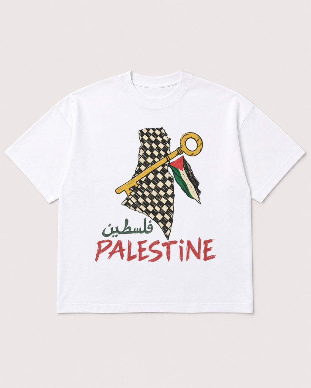 Mockup Boxy Heavyweight Tee White product