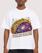 Mockup Boxy Heavyweight Tee White male close-up 05