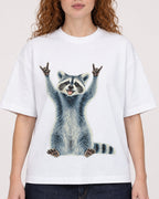 Mockup Boxy Heavyweight Tee White female close-up 09