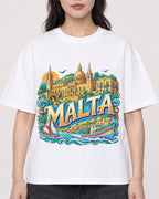 Mockup Boxy Heavyweight Tee White female close-up 03