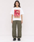 Mockup Boxy Heavyweight Tee White female full-body 02