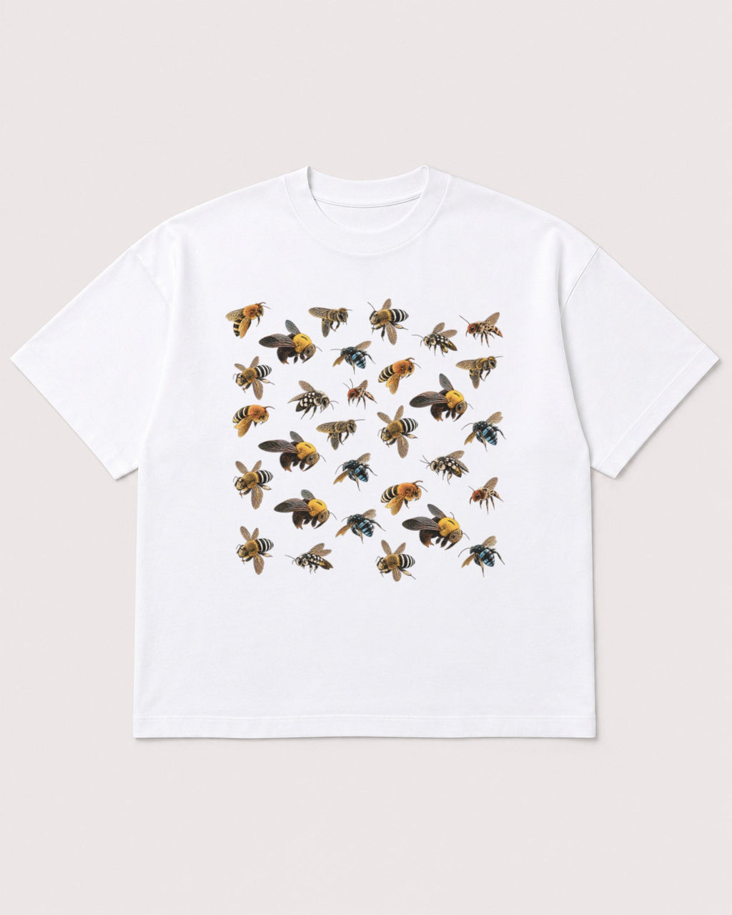Mockup Boxy Heavyweight Tee White product