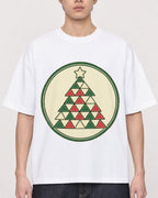 Mockup Boxy Heavyweight Tee White male close-up 01